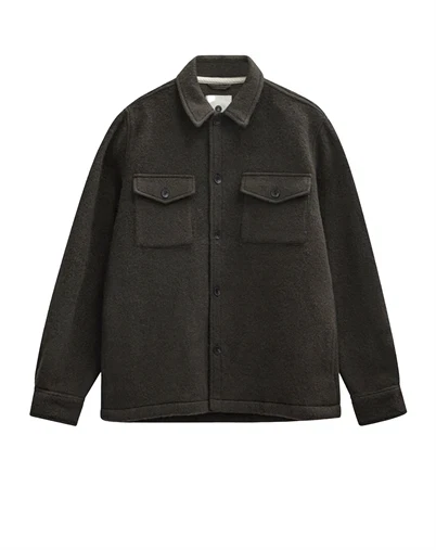 Anerkjendt - AKOscar Boiled Overshirt - Delicioso